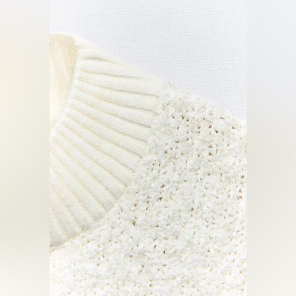 Zara Terry Knit Sweater Size Small - Picture 12 of 15